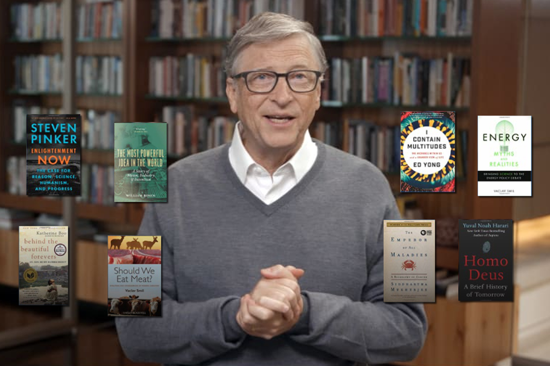 8 หนังสือที่ดีที่สุดตลอดกาลจาก Bill Gates